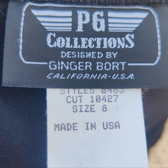 Vintage PG COLLECTIONS Ginger Bort Sz 8 (5/6) Excellent Condition  Black - Picture 5 of 15